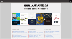 Desktop Screenshot of lakeladies.ca